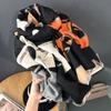 2024 Autumn/Winter New Imitation Cashmere Scarf,Women's High End Double Sided Printed Thickened Warm Shawl Neck