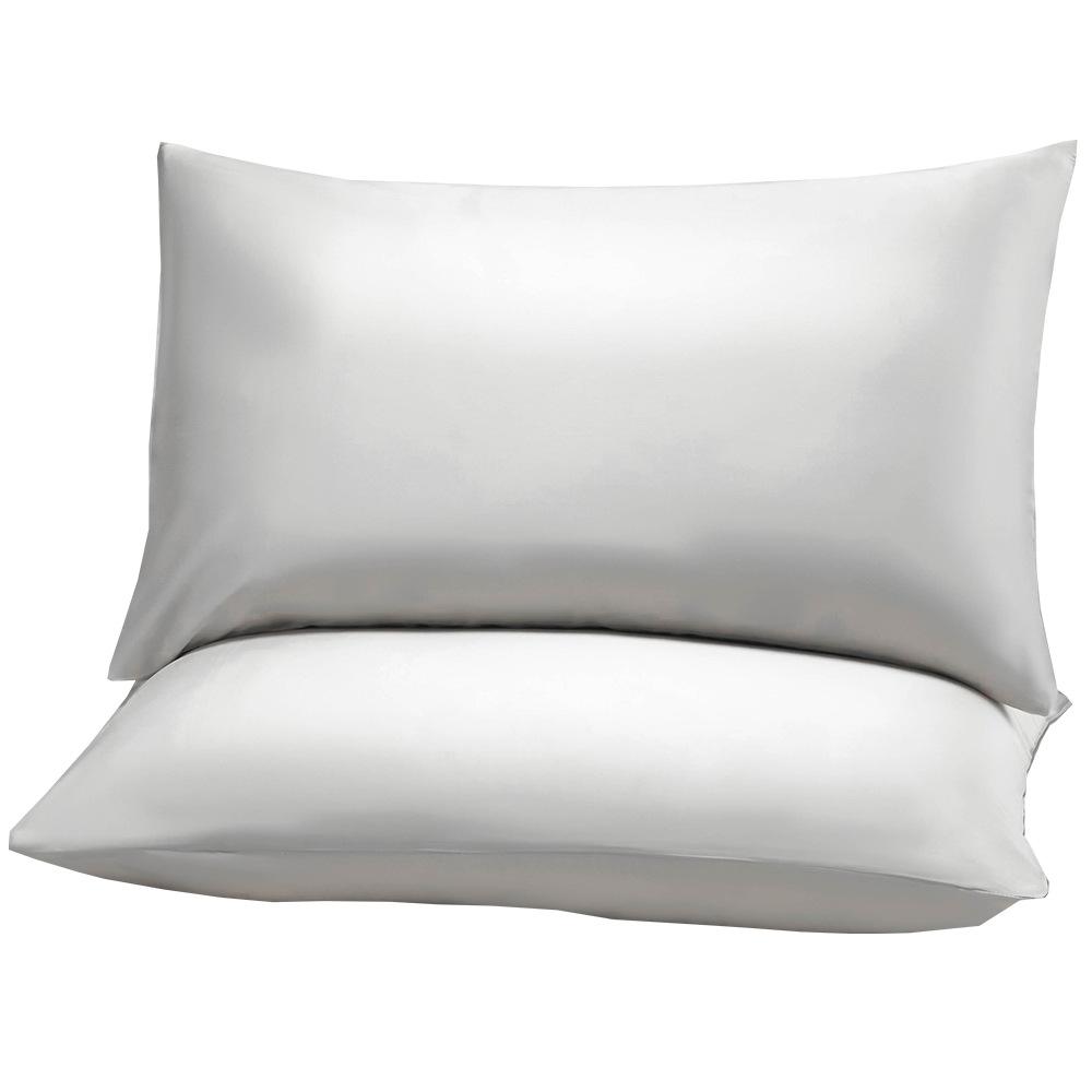 Tencel Lyocell Pillowcase Summer Silky Smooth Solid Color Silk Cool Pillow Towel Pillowcase