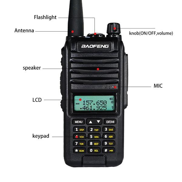 1PC Baofeng BF-A58s Walkie Talkie Tri-Band Radio Waterproof 10W High Power 3500mAh Amateur Handheld Ham Two Way Radio Upgrade Transceiver