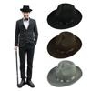 Костюмная шляпа Федора Шляпа Шляпа для музыкального фестиваля Взрослая Зимняя Осенняя Вечеринка Шляпа Унисекс Головной убор Сценическое шоу Котелок