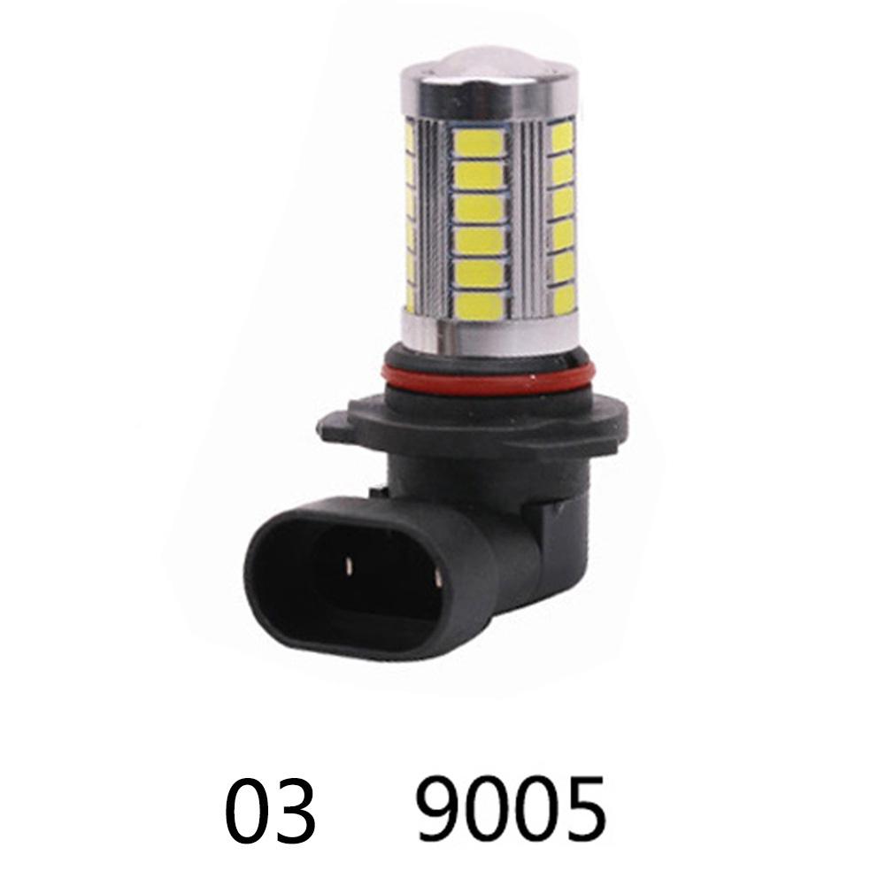 H4/H7/9005/9006 33SMD Светодиодная лампа для автомобильной фары Дневной ходовой свет Белый Мотоциклетная противотуманная фара 1 шт.