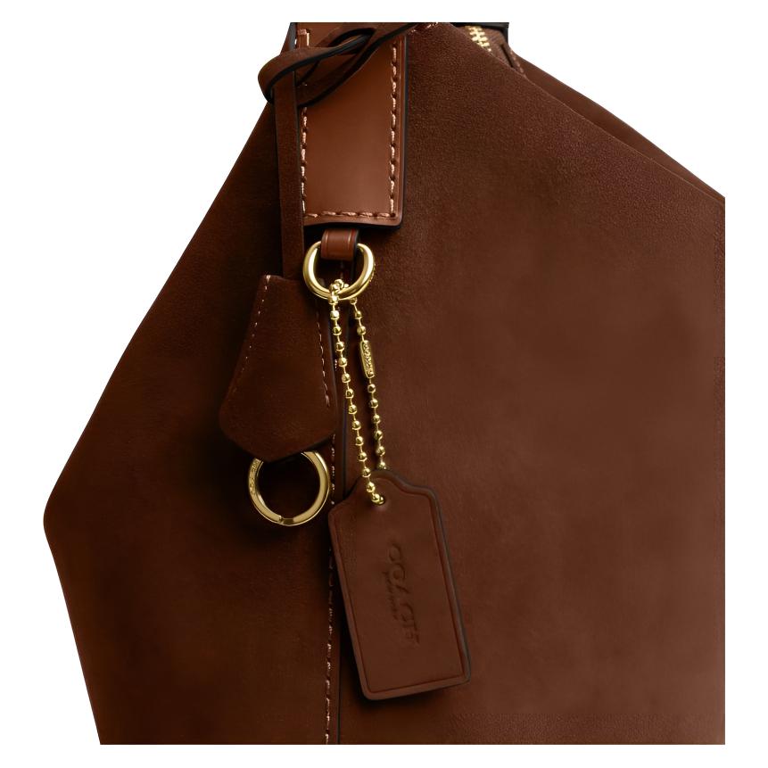Coach Mott 47 Brand Logo Messenger Bag Unisex Shoulder Bag Warm-Brown CCW78-WBR