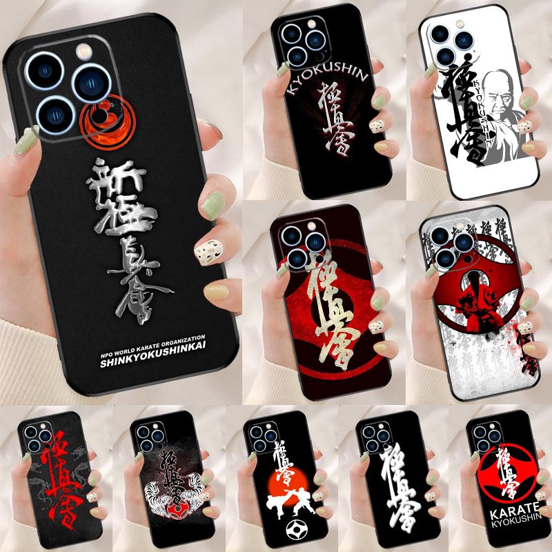 Кейс для iPhone 16 Pro Max 11 12 13 Mini 14 15 Pro Max 16 Plus XR 16e с изображением Ояма Киокушинкай Каратэ, Задняя крышка телефона