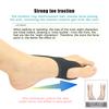 Hallux Valgus Bunion Corrector Orthotics Toe Separator - Feet Bone Thumb Adjuster Pedicure Sock Straightener for Foot Care