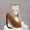 Новый Red Fox Anime Beast Ear Beast Tail Wolf Ear Cat Ear повязка на голову на заказ косплей Golden LOL Fox Ears плюшевые аксессуары для волос