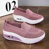 Women's Thick Soled Sneakers Summer Breathable Loafers Lightweight Mesh Walking Comfortable Flat Shoes Zapatos De Mujer
