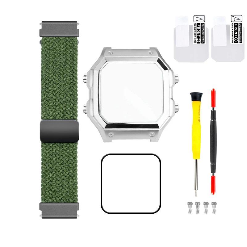 Для Casio 3299 AE-1200 AE-1200WH AE1300 Модифицированный Корпус Часов из Нержавеющей Стали 304 Корпус AE1200 Полностью Металлический Корпус Стальной Ремешок
