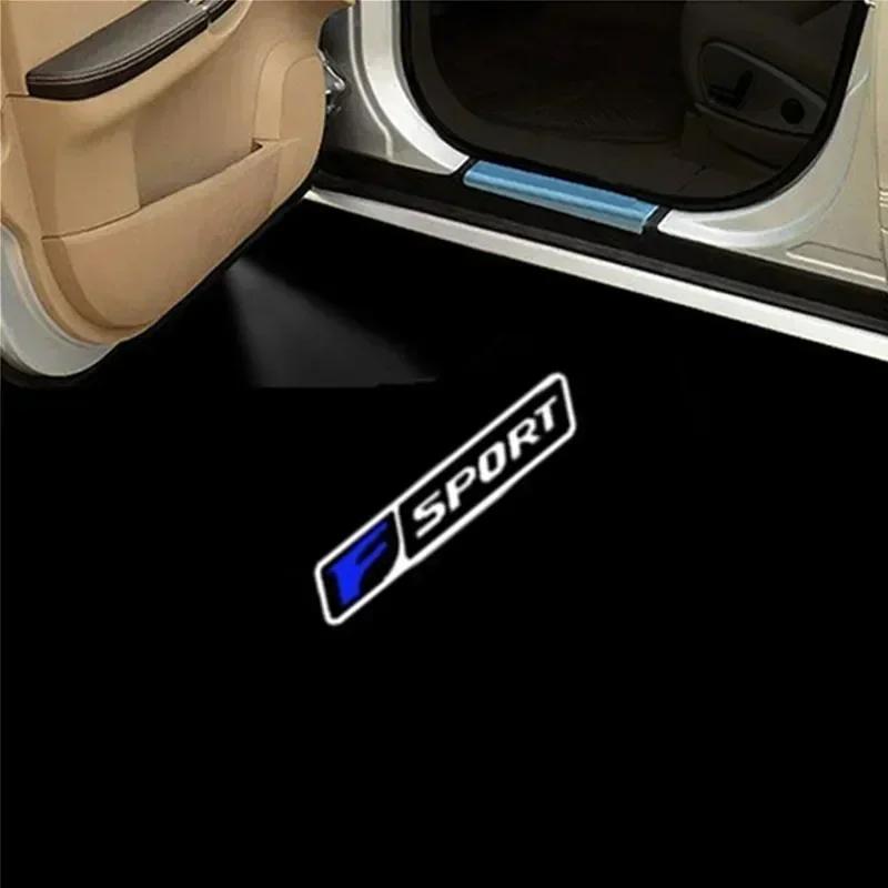 2PCS Car Door Welcome Light Led HD Projector Lamp Courtesy Lights For Lexus F SPORT ES IS LX RX GS GX UX LS