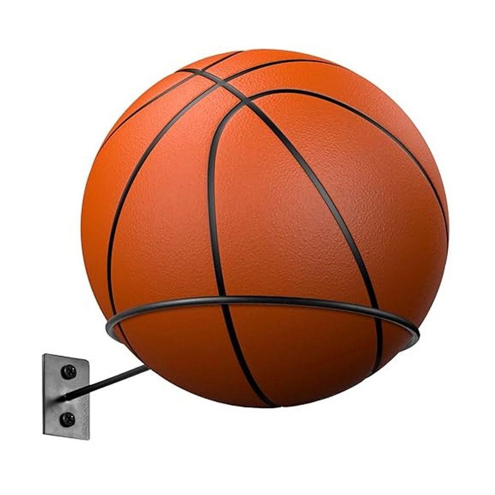 Wall Mounted Football Display Stand Wrought Iron Wall Ball Holders Basketball Rack Volleyballs