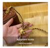 Elegant Shiny PU Diamond Lattice Chain Shoulder and Crossbody Handbag for Women