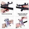 Anti Drop Mobile Phone Bracket 360 degrees  Rotatable Phone Holder for Motorbike Bike