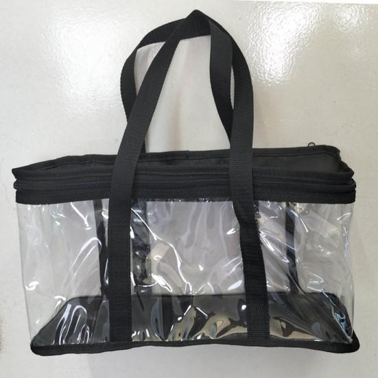 Сумка для инструментов, ручная сумка на молнии, большая вместимость, водонепроницаемая, прозрачная, портативная сумка для хранения книг, товары для дома