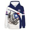 Мужская толстовка с капюшоном Puerto Rico с 3D-принтом, осенний свитер, повседневная толстовка с капюшоном для мужчин, свободная одежда