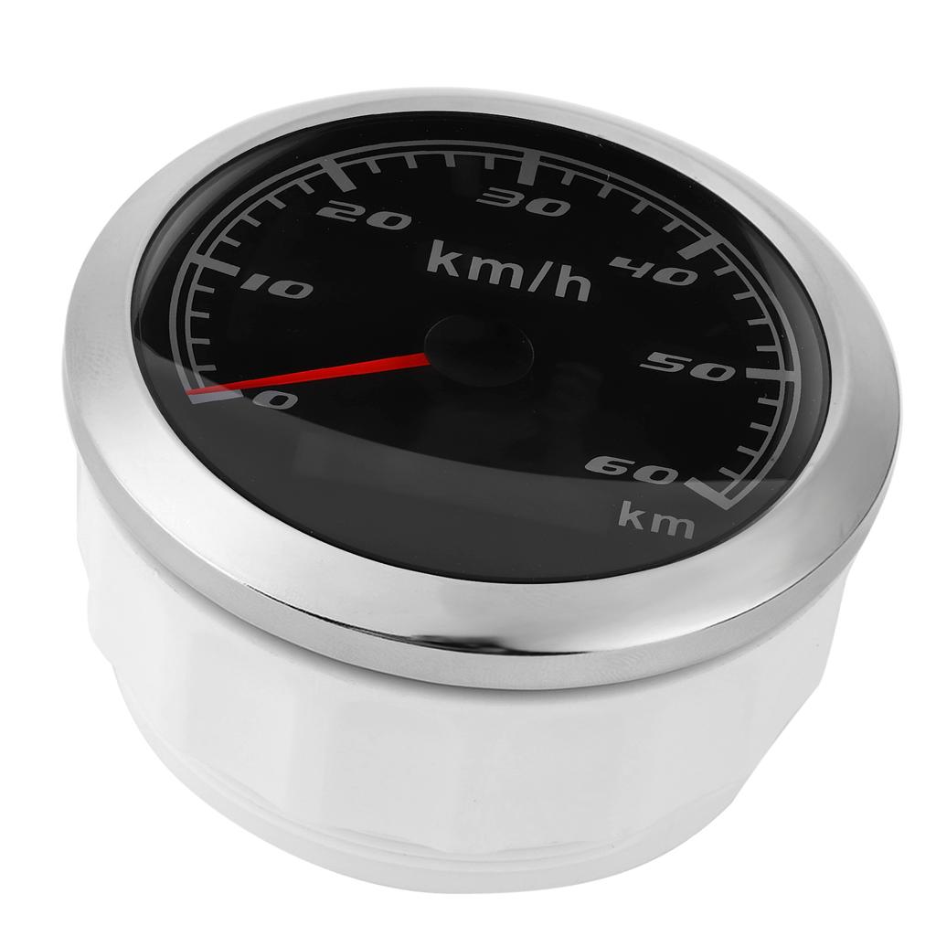 85 мм 60 км/ч H GPS Спидометр IP67 Водонепроницаемый Универсальный для морских судов, яхт, автомобилей, мотоциклов Черный циферблат