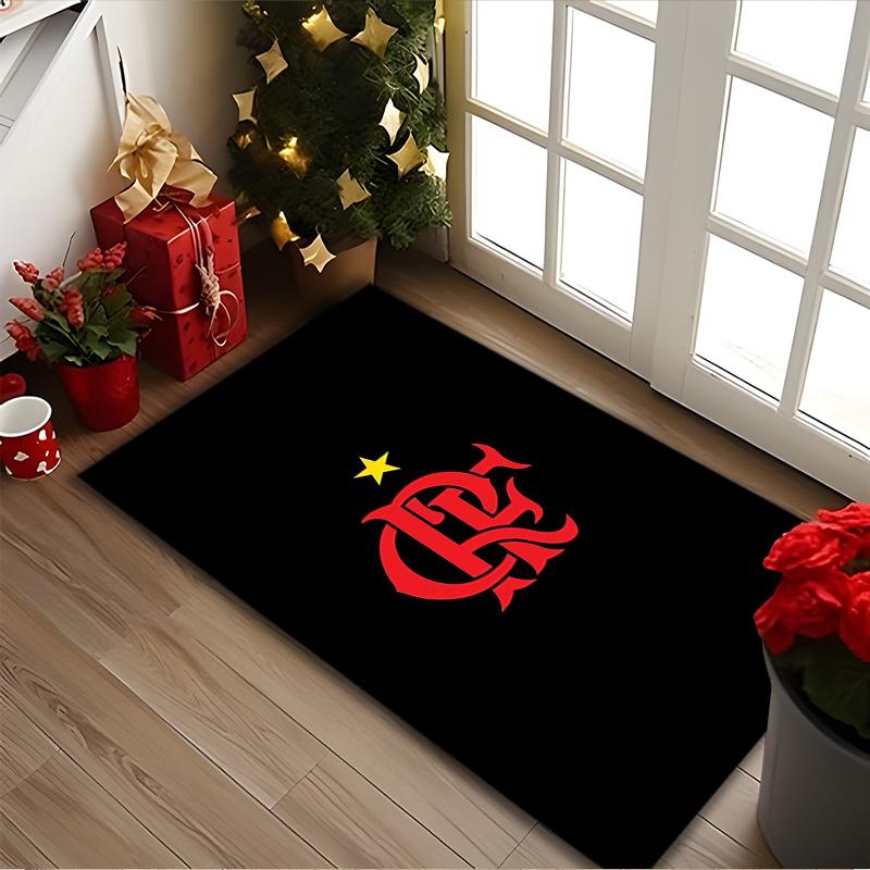 1pc Digital Printed Chair Rug for Home Office Use, Rangers FC Carpet Appropriate for All Seasons, Soft Area Carpet