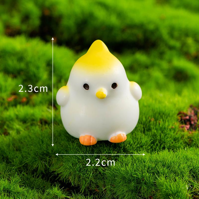 Мох Микроландшафт Украшение Мультфильм Милая Птица Утконос Фламинго Орел Животное Украшение Садовое Украшение