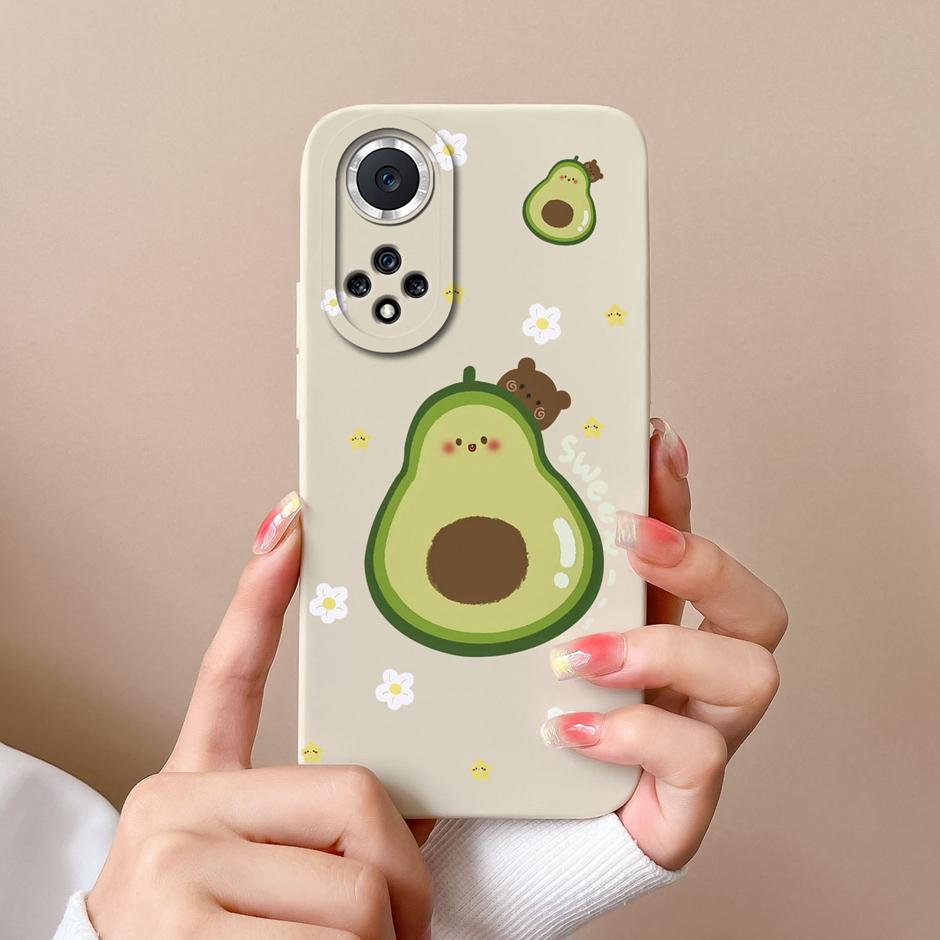For Huawei Nova 9 Pro SE Case Pretty Butterfly Cartoon Shockproof Liquid Silicone Shell For Huawei Nova9 Pro SE Fashion Fundas