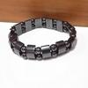 Unisex Weight Loss Octagon Geometry Black Stone Magnetic Therapy Bracelet Health Care Magnetic Hematite Stretch Bracelets
