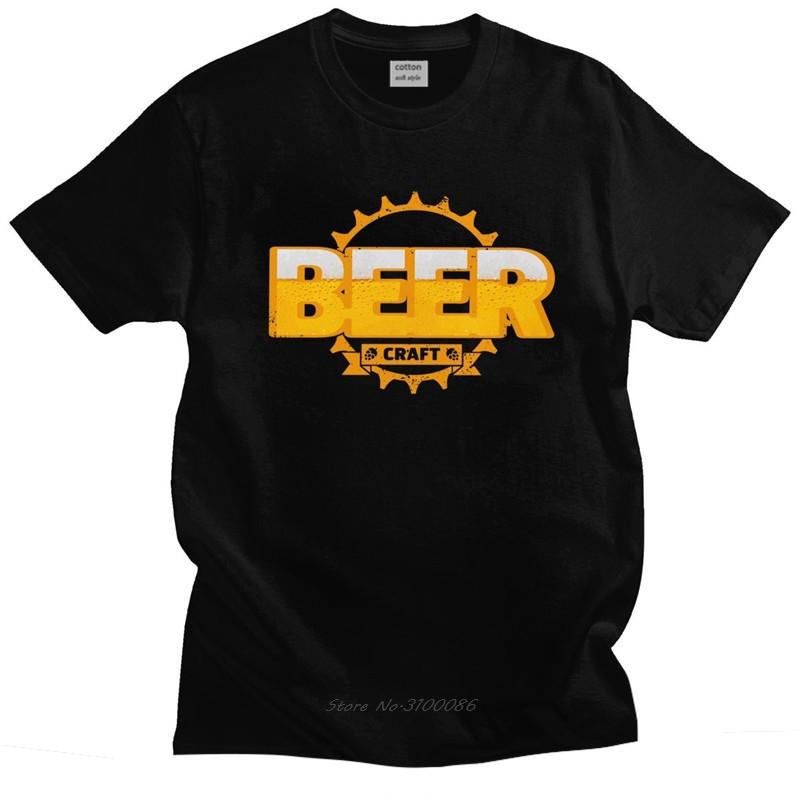 Cool Beer Craft Tshirt Unisex Oneck ShortSleeve Drink Lover Summer Tshirt Cotton Streetwear Fashion Tee Shirt Gift Clothing