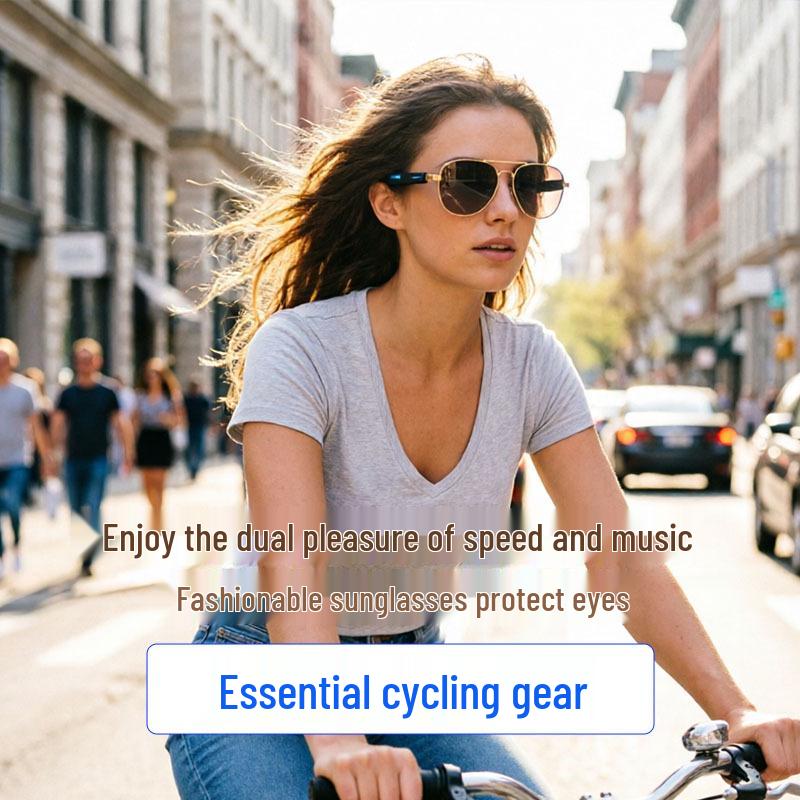 Умные солнцезащитные очки Aviator AI Bluetooth с магнитной зарядкой