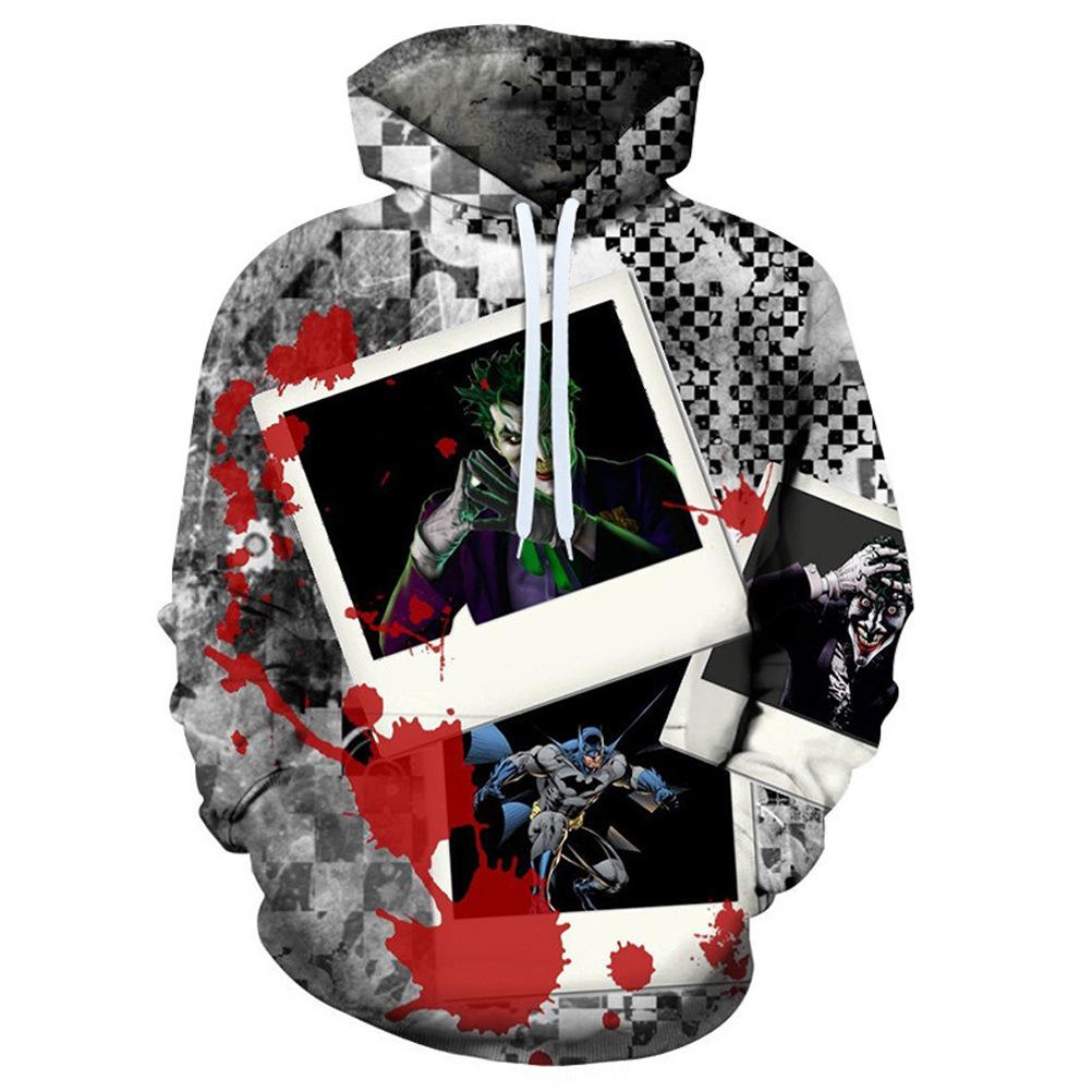 2023 Halloween 3D Digital Print Skull Pattern Hoodie Hoodie