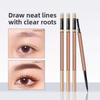 The Star Diamond Double-headed Eyebrow Pencil with A Small Cutter Core Is Long-lasting Waterproof and Does Not Fade