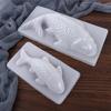White Carp Shape Easy Demold Sugarcraft PP Material Baking Tool Pudding DIY Jelly Mould Fish Mold