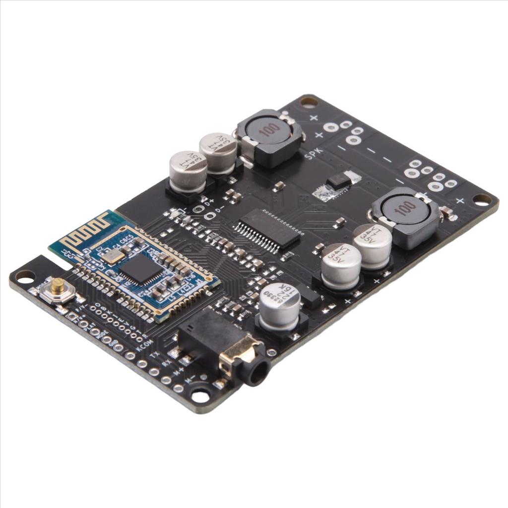Bluetooth 5.0 Amplifier Board AUX 20W/30W Serial Port to Change Name Mono Stereo Module Amplificador (Support Call)