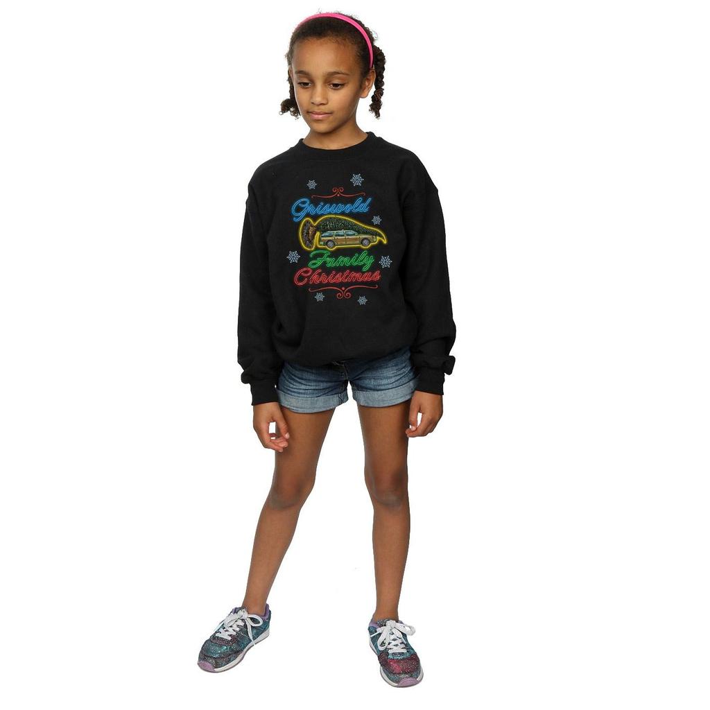 National LampoonÂ´s Christmas Vacation Girls Griswold Family Christmas Sweatshirt