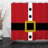 New Merry Christmas Trees Snowman Santa Claus Snowflake Shower Curtains Bathroom Curtain Bath Curtain