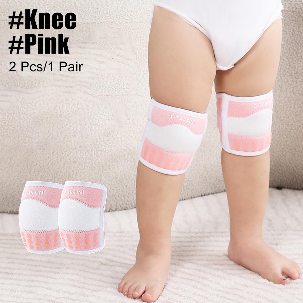 1 пара детских наколенников и налокотников для ползания, регулируемые наколенники, защита локтей и коленей для малыша, ползающего ребенка, для девочки и мальчика