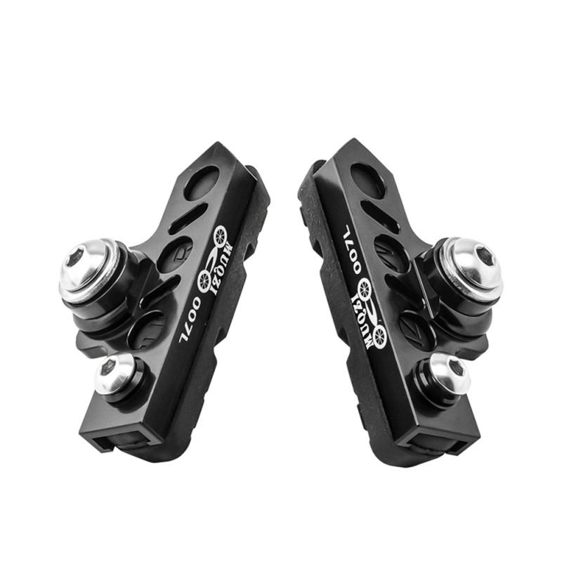 1 пара резиновых тормозных колодок C-образного типа, износостойкие шумопоглощающие удлинительные тормозные колодки для дорог