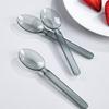 Disposable Spoons, 50 Individually Wrapped, Thickened Heat-Resistant Soup Spoons, Plastic Dining Spoons, Dessert Spoons, Takeout Soup Spoons