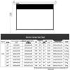 IN&VI 100-inch 16:9 Electric HD Projection Screen