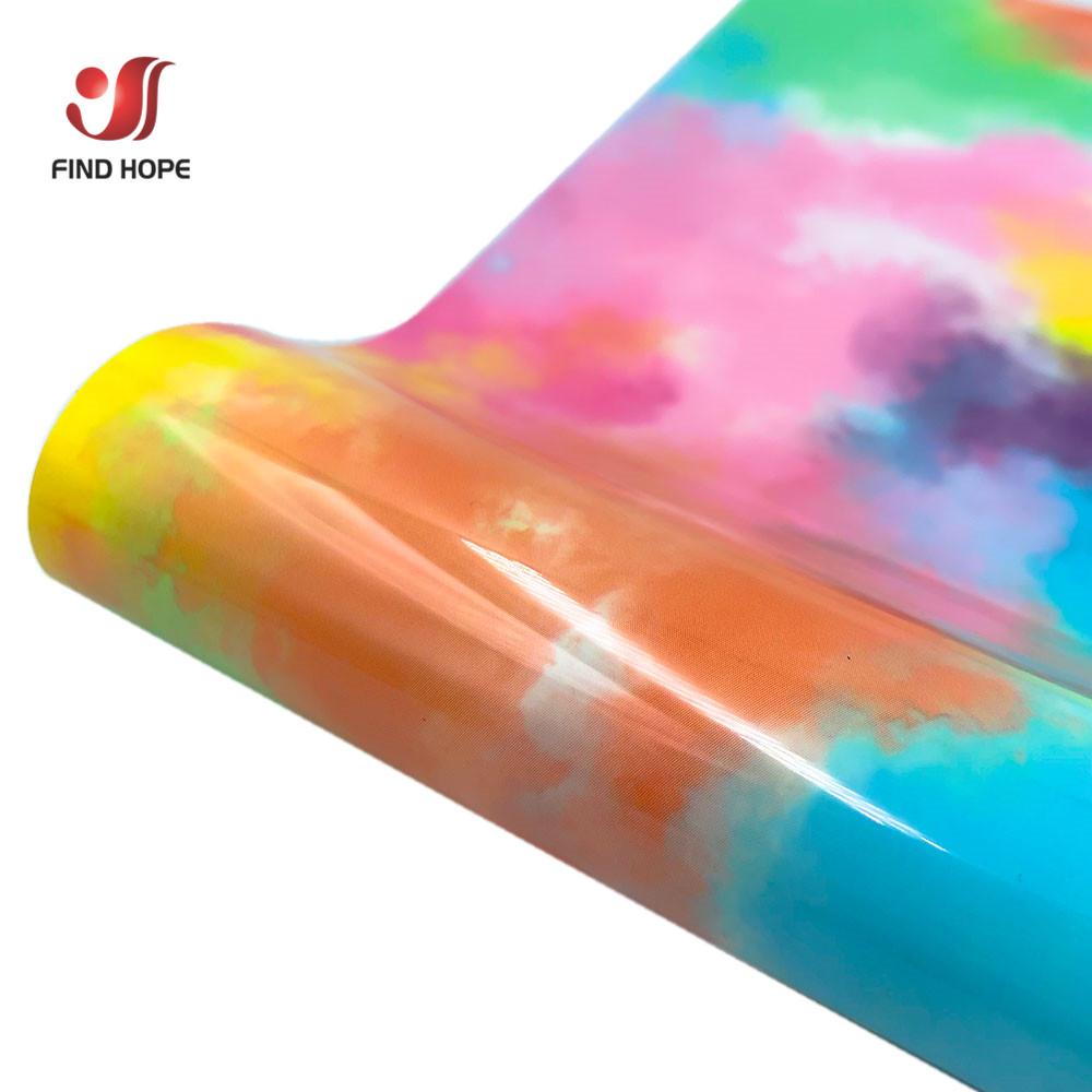 Clouds Watercolor Tie Dye HTV Iron on Tshirt Heat Transfer Vinyl Make Sign Pattern cut Film for Garment Bag Hat Fabric DIY