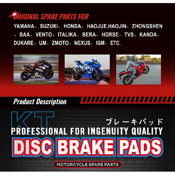 KAMTHAI For KTM Duke 125 200 250 390 Adventure 250/390 RC125/RC200/RC250/RC390 Front Rear Brake Pads Set Kit Motorcycle Parts