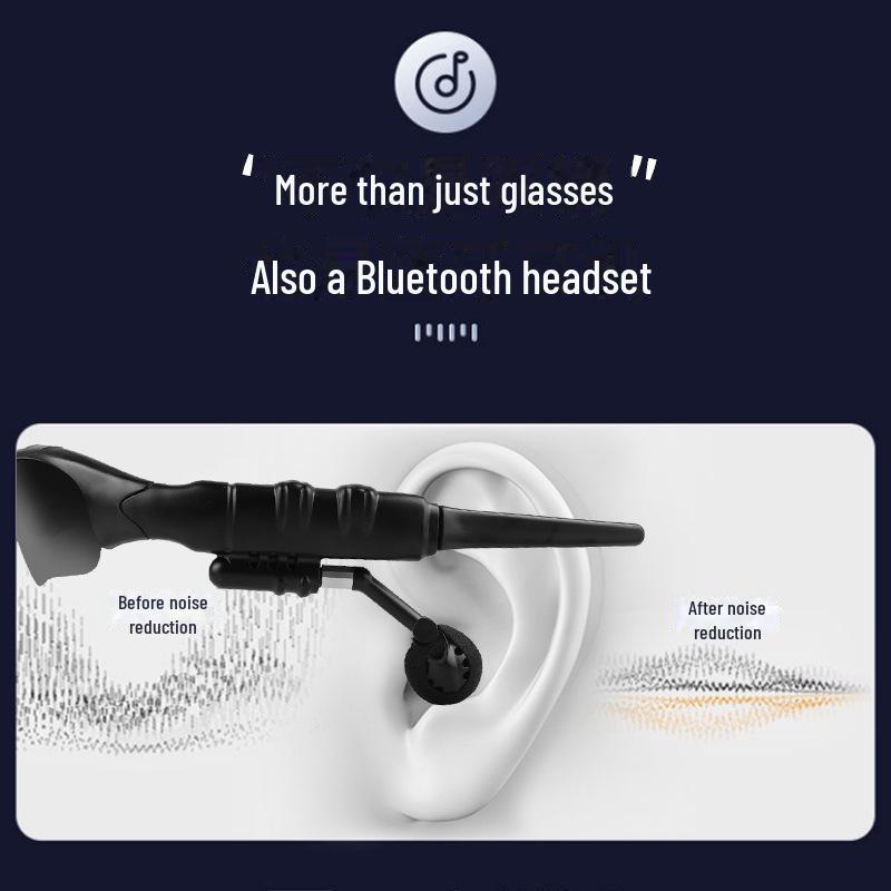 Умные солнцезащитные очки Bluetooth: Беспроводная музыка, звонки и навигация, поляризация для дня и ночи. Идеально для вождения!