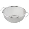 Yoshikawa Handled Round Colander, 24cm, with Feet, 18-8 Stainless Steel, Mizureed II, Tsubame-Sanjo, Made In Japan, SH9013