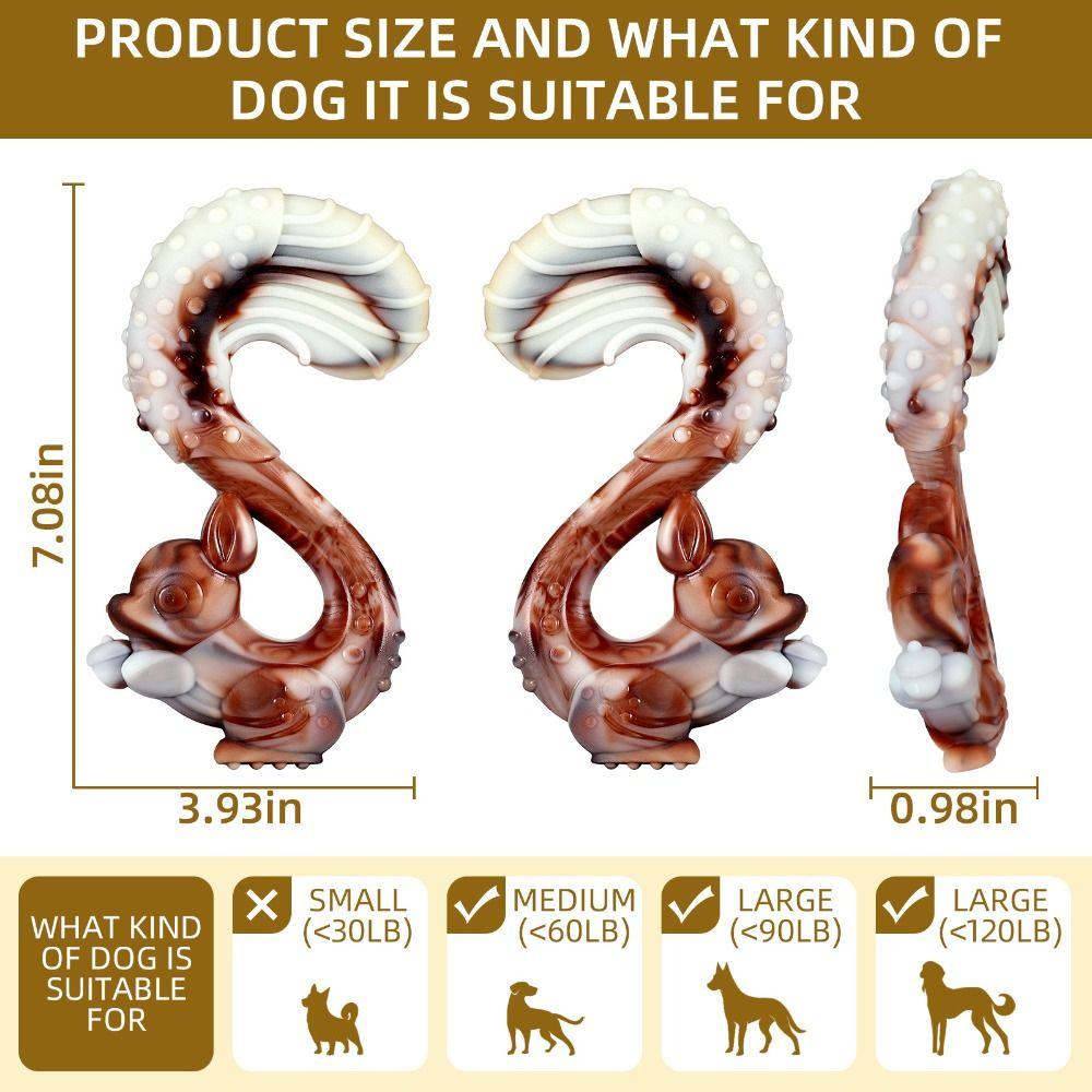 Rabbit Shaped Dog Chew Toys Nylon Training Dog Accessories Funny Beef Flavor Dog Toys Dog