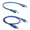 Usb 3.0 Кабель для передачи данных USB-кабель Высокоскоростной кабель типа «папа-папа» Удлинительный кабель Am/am 0,6 м
