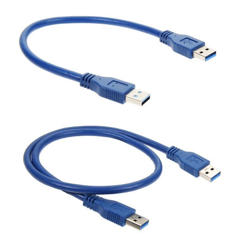 Usb 3.0 Кабель для передачи данных USB-кабель Высокоскоростной кабель типа «папа-папа» Удлинительный кабель Am/am 0,6 м