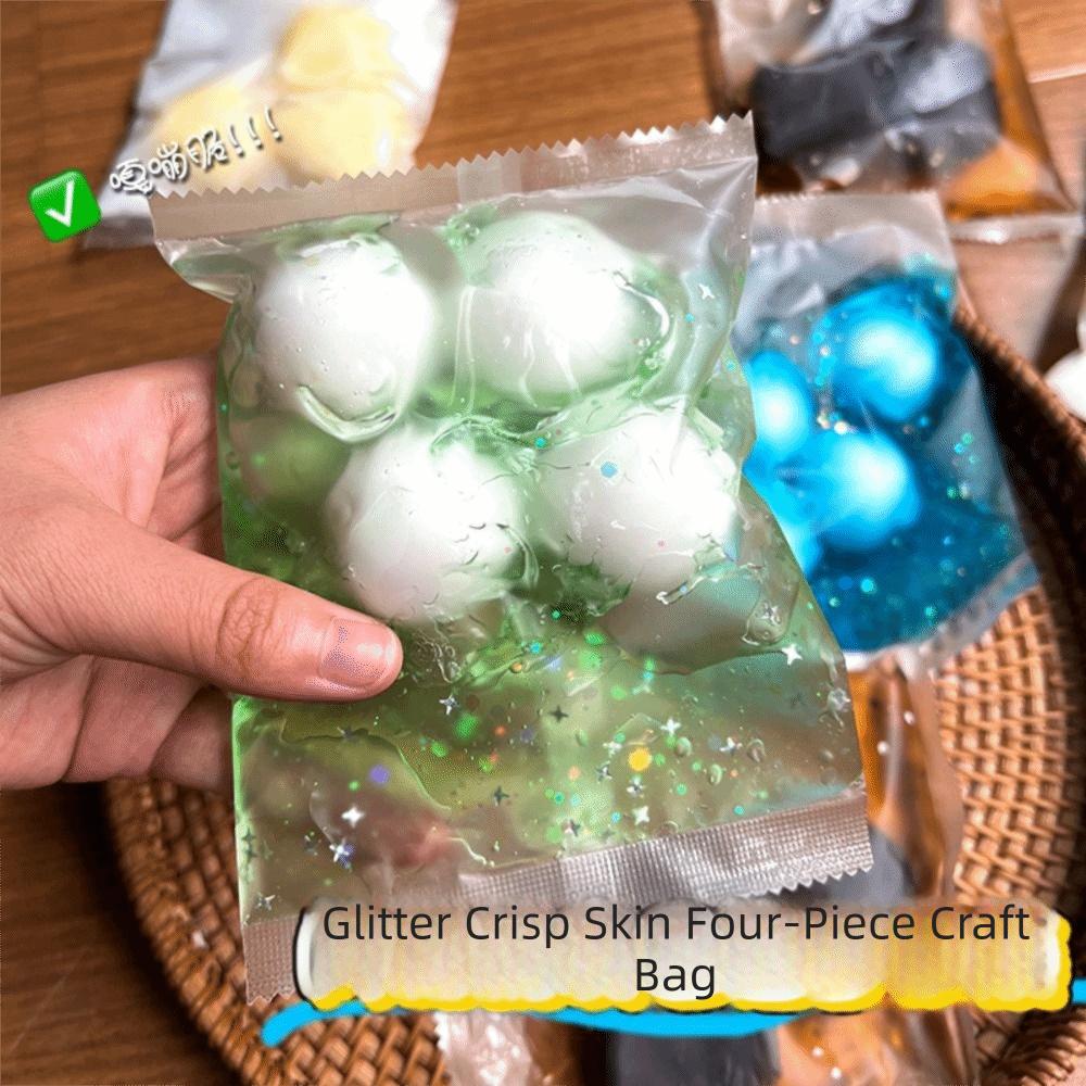 Handmade Crispy Handmade Ball Round Ball Fidget Squeeze Bag Children Gifts