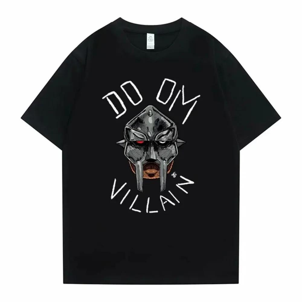Singer Mf Doom Madlib Madvillain двусторонняя футболка с рисунком, топы, мужская свободная футболка в стиле хип-хоп, мужские и женские флисовые хлопковые футболки