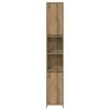3 Piece Bathroom Furniture Set Artisan Oak Wood Composite