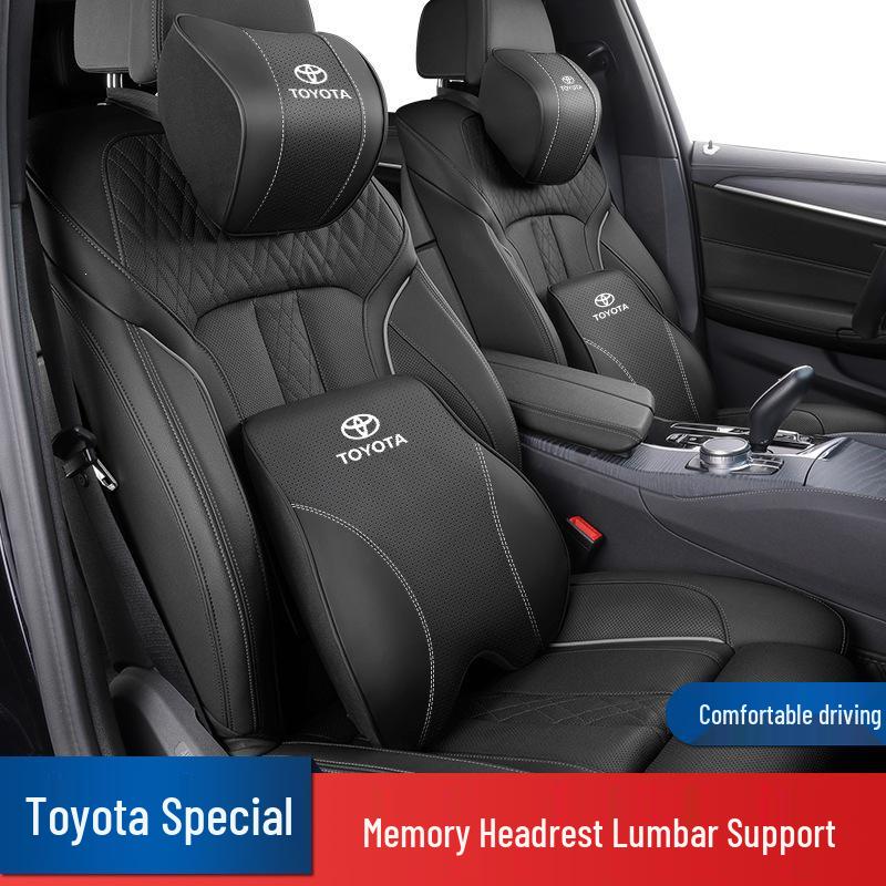 Подушка для подголовника и поясничной поддержки Toyota для Camry, Highlander, Corolla, RAV4, Levin.