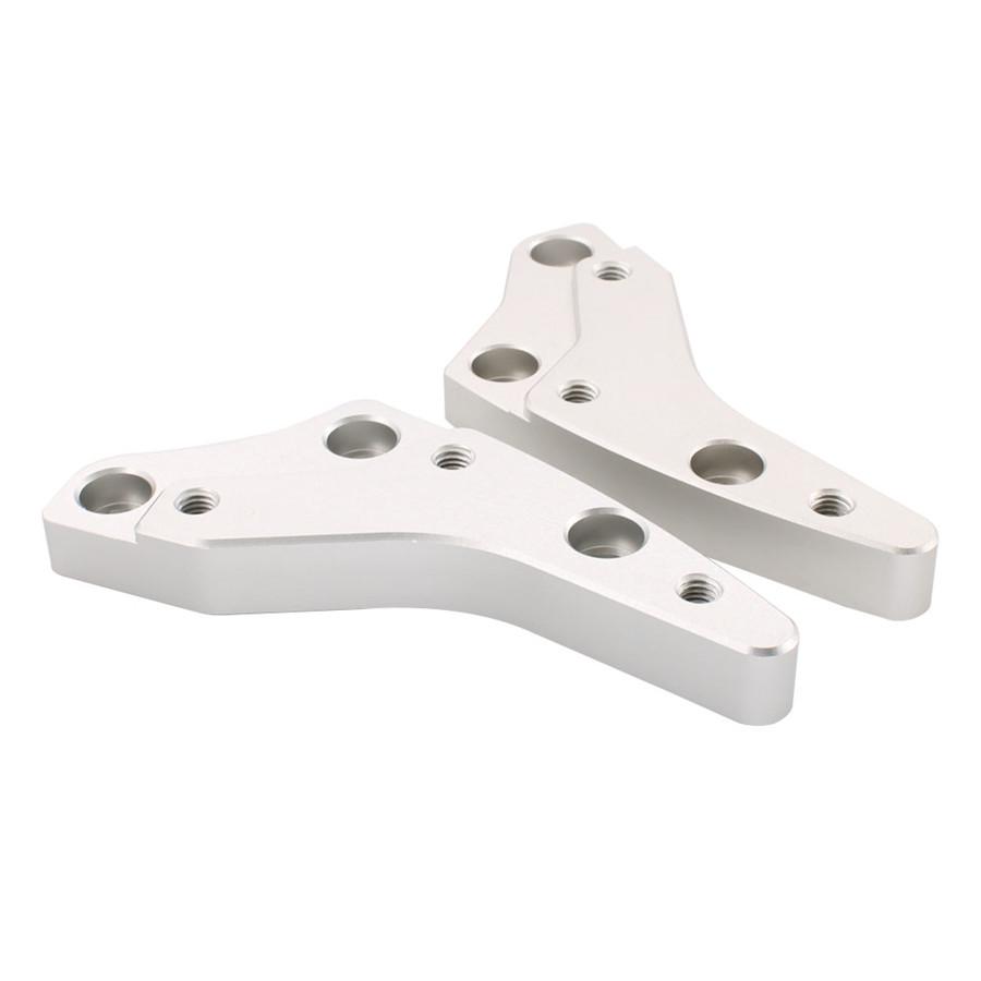 For BMW K1600GT K1600GTL 2012-2019 Silver Handlebar Riser CNC Aluminum Alloy 2X