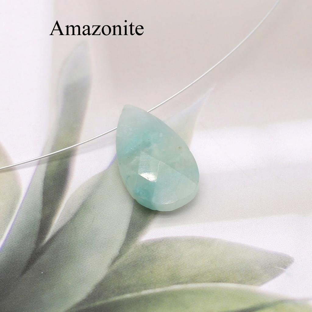 1Pc, Reiki Healing Crystal Energy Gemstone Charms, Faceted Natural Stone Drop Pendant for Women Men, DIY Halloween Christmas Necklace Accessories