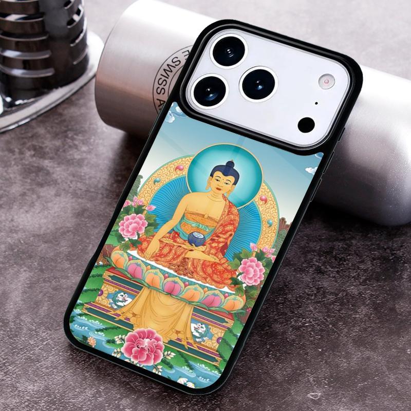 Мягкий чехол для телефона с изображением Будды Шакьямуни для iPhone 17,16e,15,14,13,12,11,Mini,Pro,MAX, Мягкая силиконовая накладка