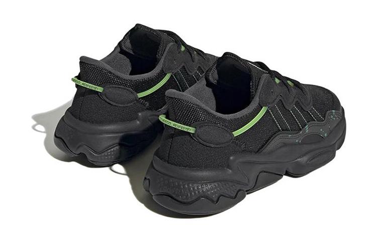 adidas Ozweego Черный Солнечно-Зеленый GS HQ1637