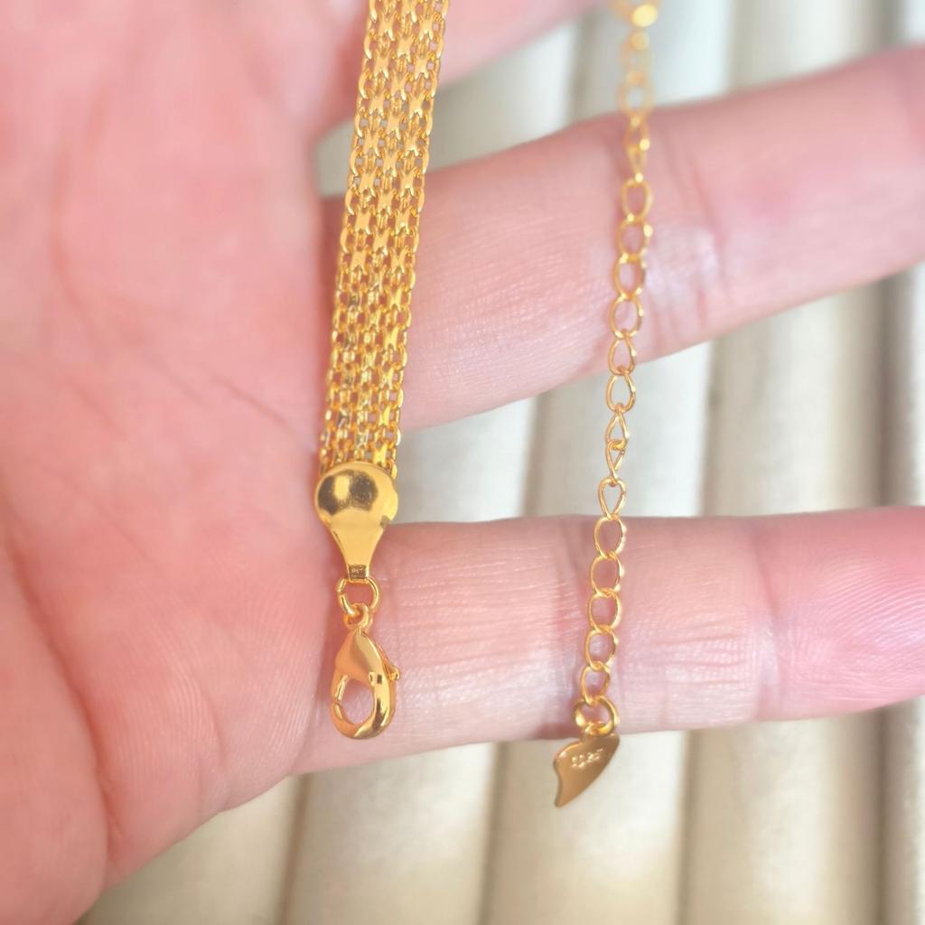 Посеребренный тисненый сетчатый плоский браслет-цепочка для часов Женские модные аксессуары